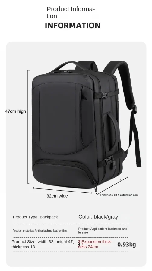 Shoe Compartment Backpack - Image 23