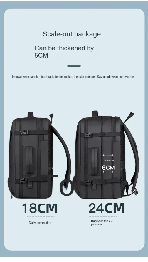Shoe Compartment Backpack - Image 8
