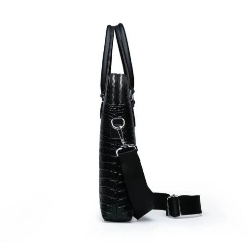 Croc Leather Bag - Image 4