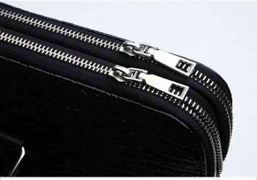 Croc Leather Bag - Image 9