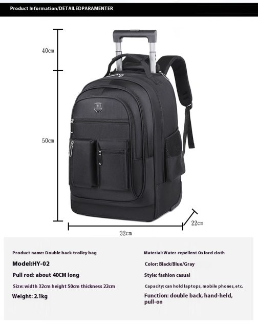 Trolley Travel Backpack - Image 9